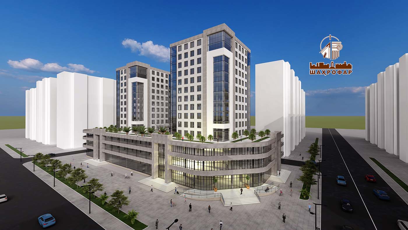Подробнее о статье Многоэтажный жилой дом с торговым центром ул. Шестопалов, 26 г. Душанбе.